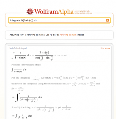 Wolfram Alpha "Wolfram Alpha"